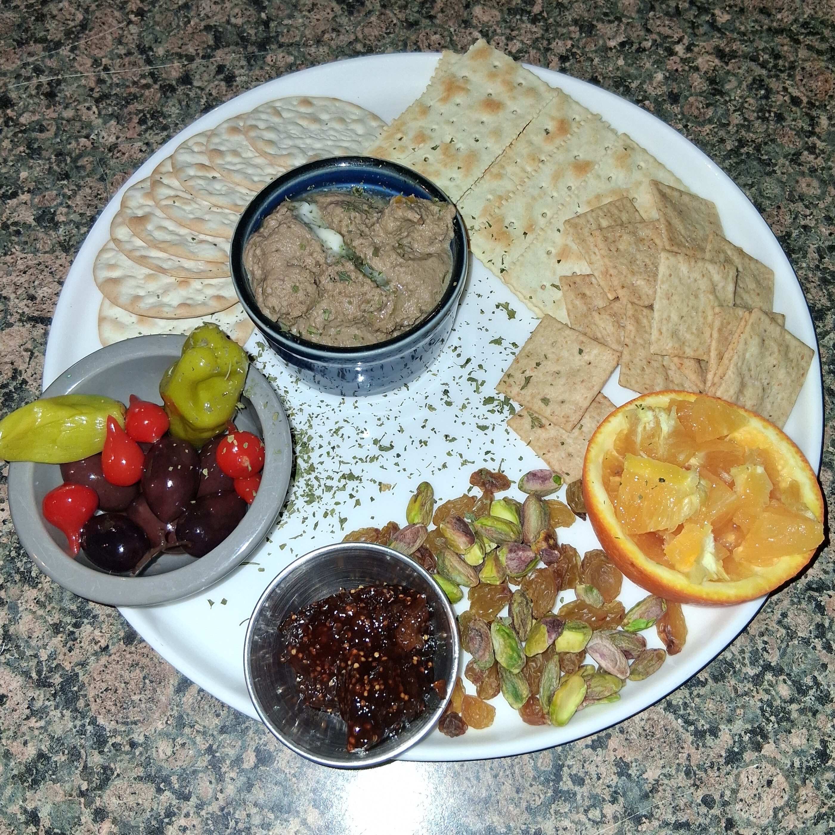 Classic Chicken Liver Pate.
