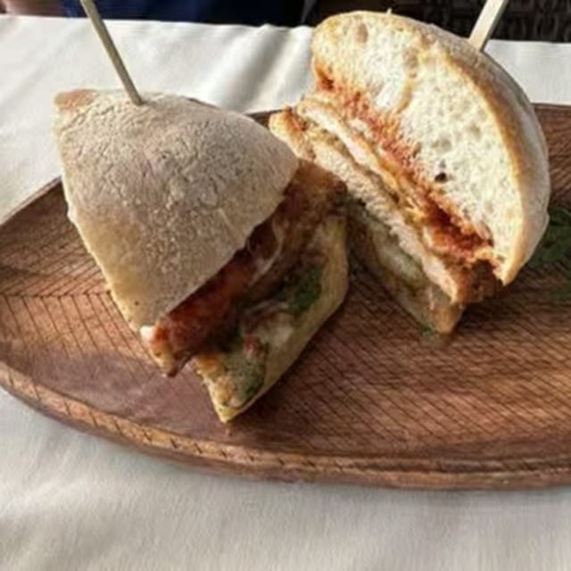 Chicken Parmigiana Sandwich.
