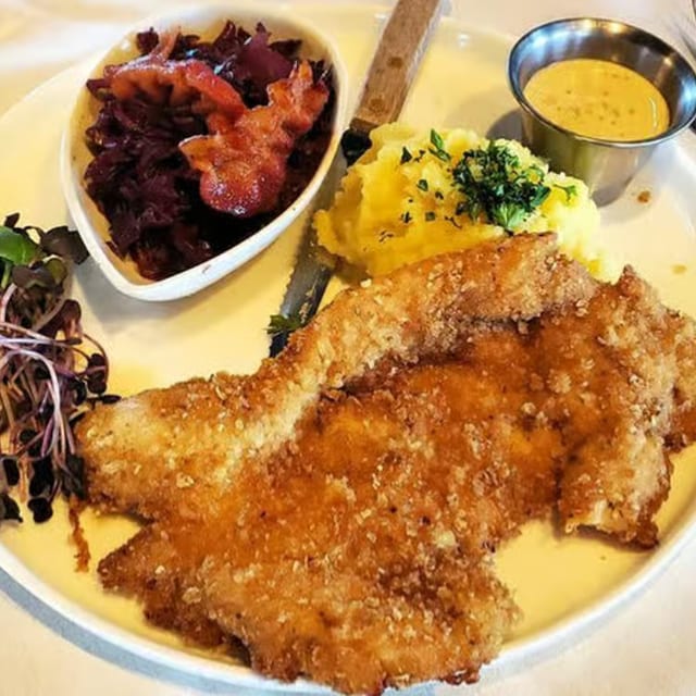 Chicken Schnitzel.