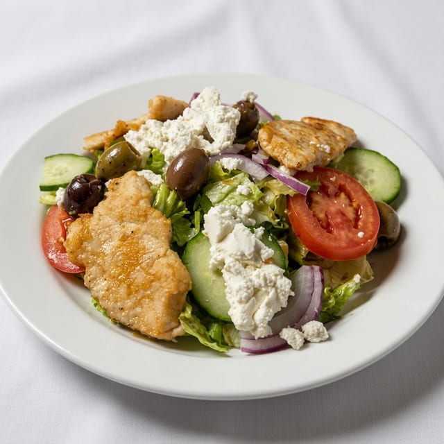 Traditional Greek Salad.